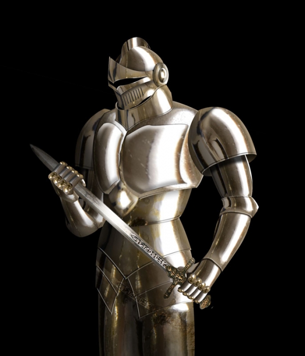 Creation of Knight in Armor: Step 2